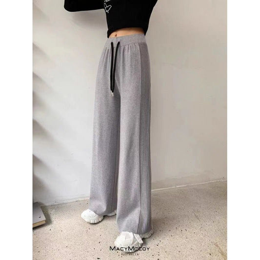 Trousers, Woollen with Drawstring Waist